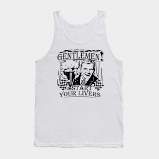 Racing Fan Drinking Toast Tank Top